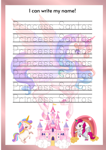 Customized Name Tracing For Your Kids by erza4323 - Raket.PH
