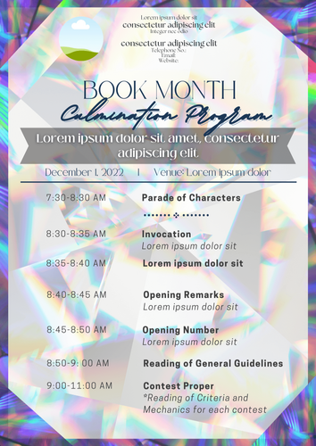 School Event Program Template After School Program Enrollment Flyer