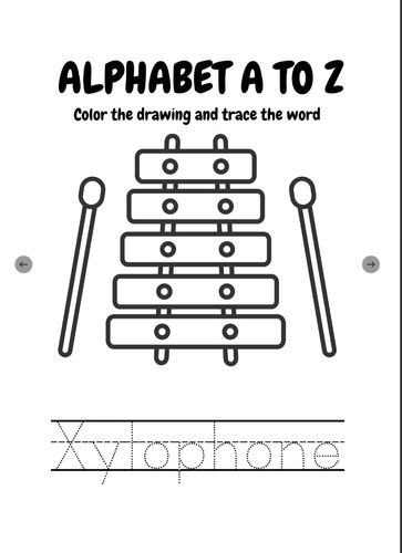 Trace the Alphabet and Color Me: A Fun and Educational Workbook for ...