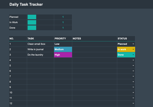 Task Tracker - Daily / Weekly / Monthly by ambanares05 - Raket.PH