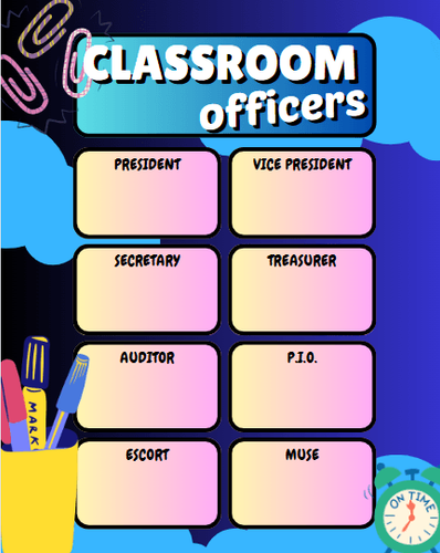 Class Officers Design