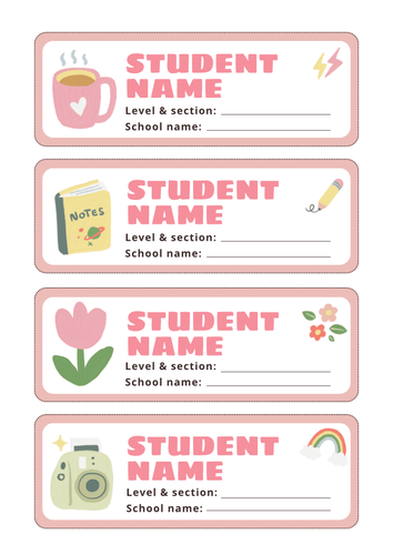 Personalized Name Sticker by mjdigital - Raket.PH