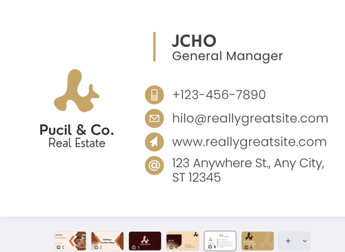 Calling Card Layout by christine_laurice - Raket.PH