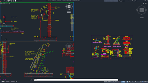 Ceco.net Fire Extinguisher Drawing In Autocad