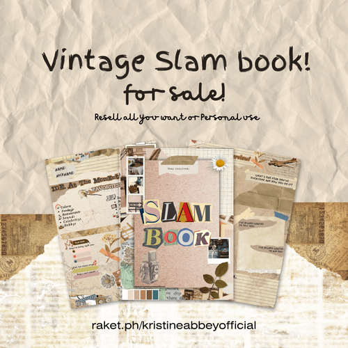 Printable Slam Book/ Journal for ages 7+ by pixelreaper - Raket.PH
