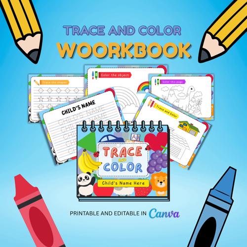 Workbook for Kids (Tracing: Letters, Number, Lines and more.....) by ...