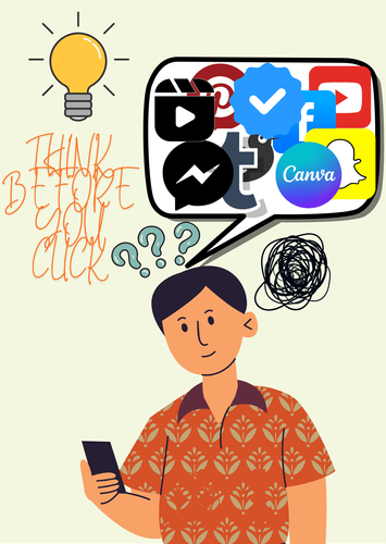 Using Content Responsibly Responsible Use Of Social Media Poster