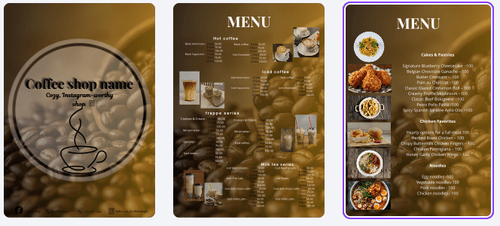 Food Menu Design Template by studentista_digitals - Raket.PH