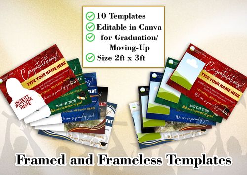 Graduation & Board Passer Tarpaulins | Softcopy Only by qtyspnz - Raket.PH