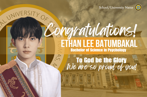 Graduation Tarpaulin Layout by justdesigns2025 - Raket.PH