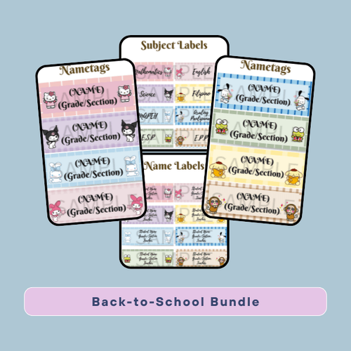NameTags , Subject Label, Name and Sections by zonii_paje0727 - Raket.PH