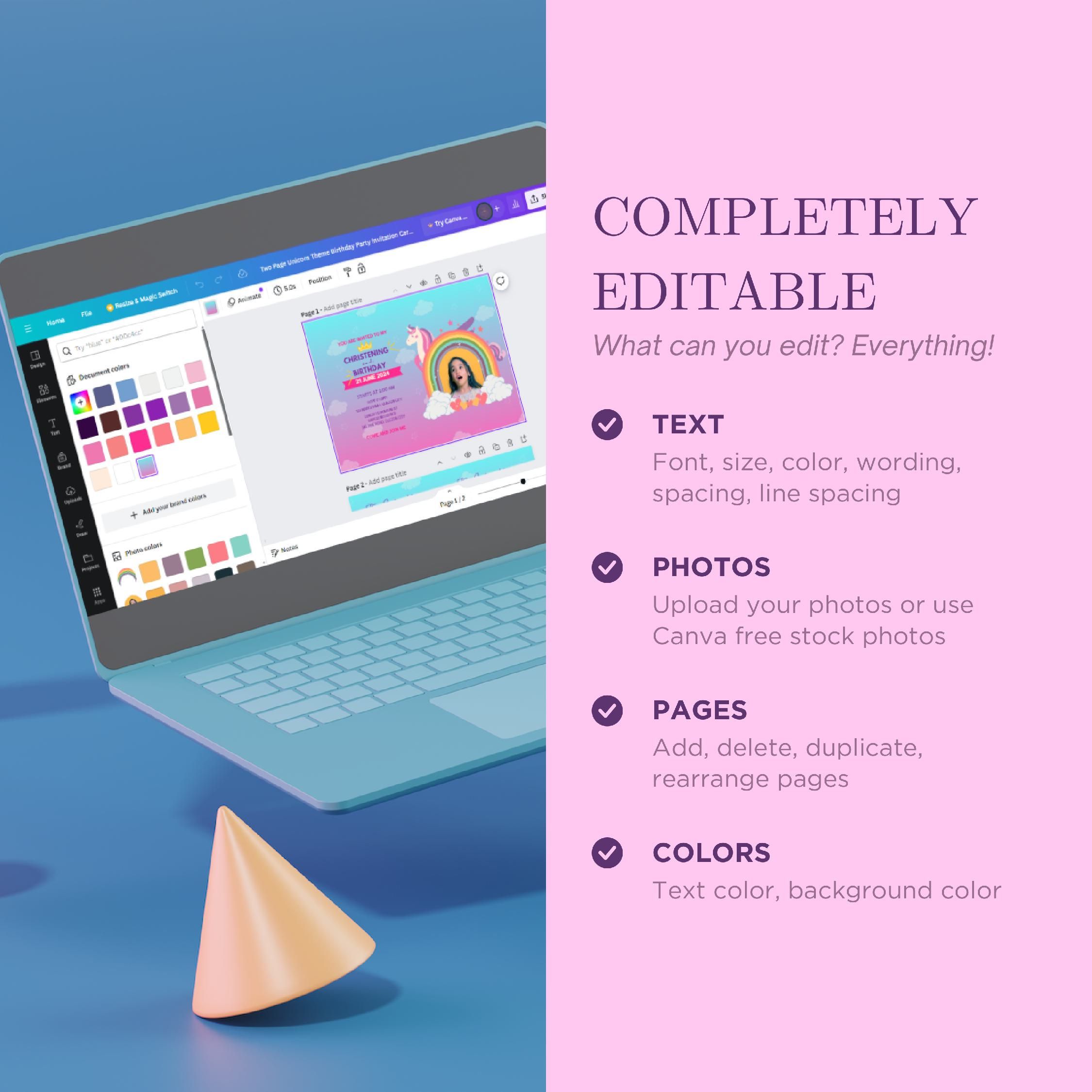 1 2 Page Invitation Template